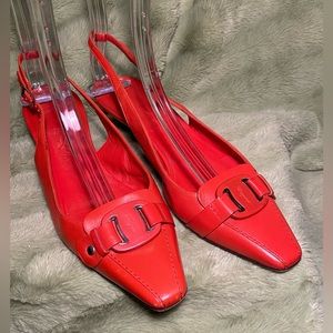 Designer Women Shoes. Brand Salvatore Ferragamo Size 8 Low heel, Leather Italy.